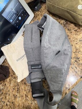 Gooseket Gray Crossbody Sling Bag hip carrier